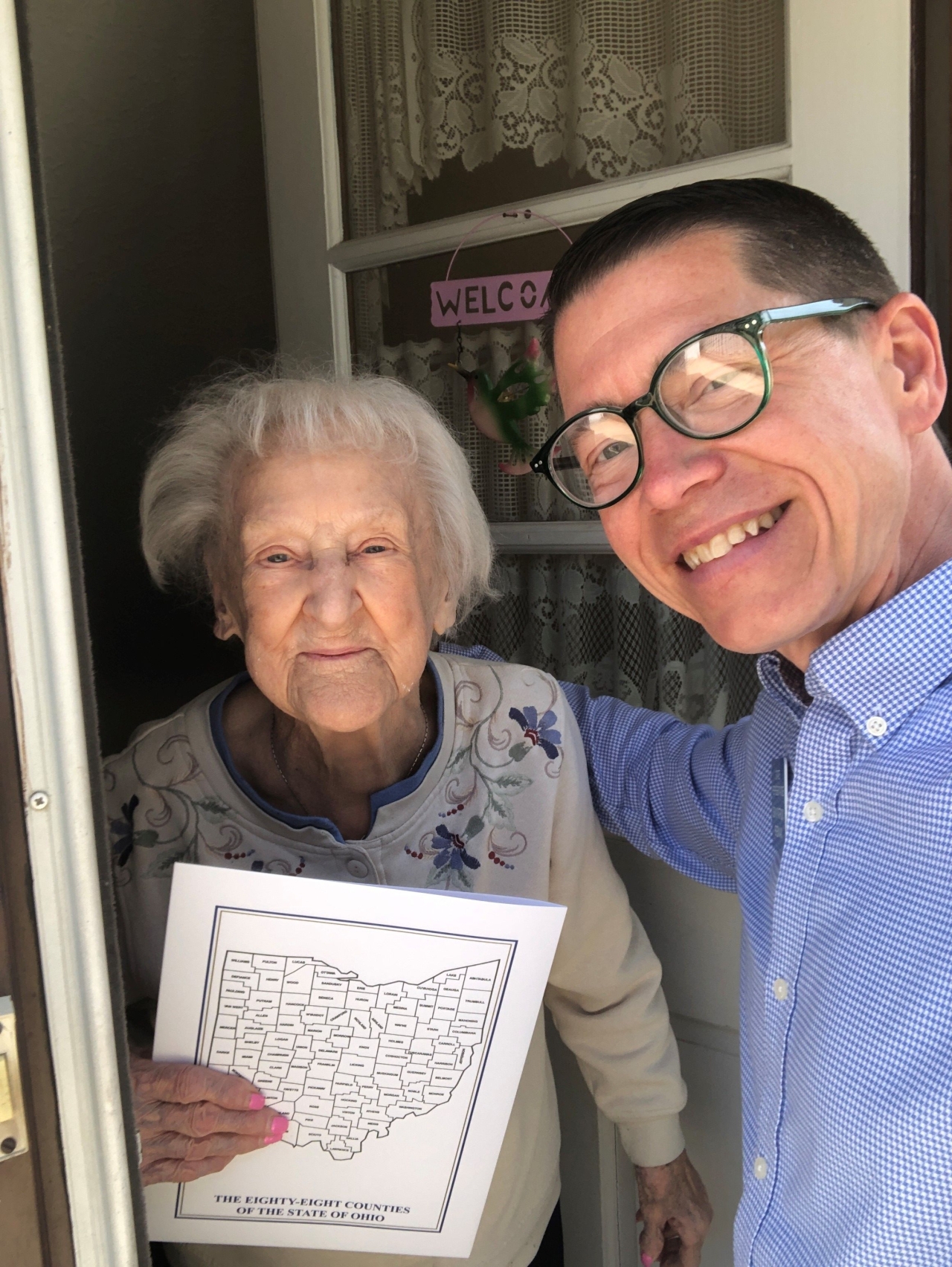 Happy birthday to Mrs. Jeanette M. Garcia who turned 101 in May!  Rep. Brennan had the distinct honor of meeting her at her home in Parma Heights right before her birthday.