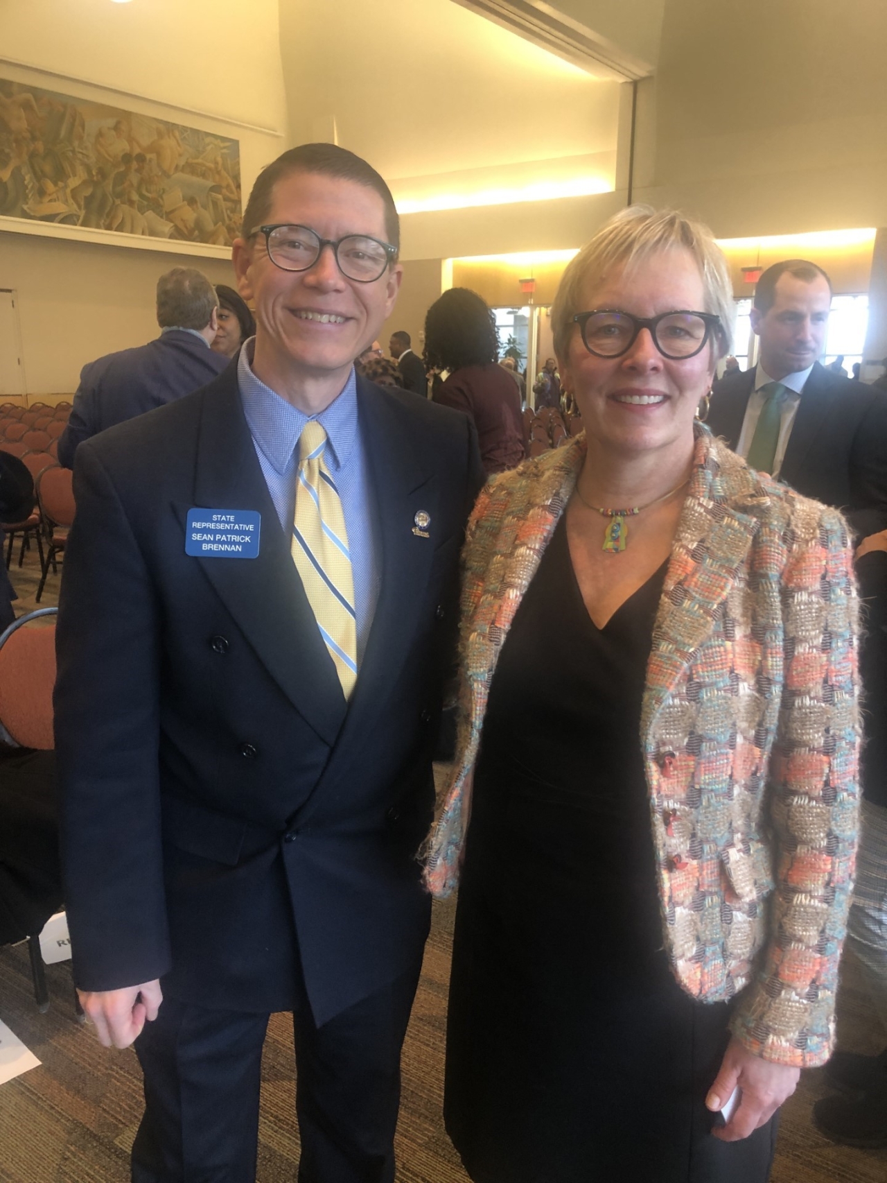 Rep. Brennan often meets with higher education leaders, like Dr. Laura Bloomberg, President of Cleveland State University, to talk about steps we can take to prepare Ohioans for the 21st century wo