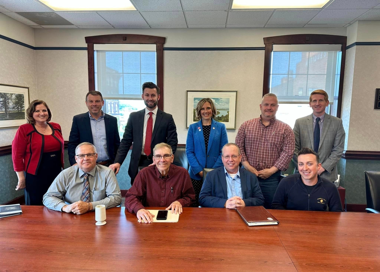 Meeting with mayors.