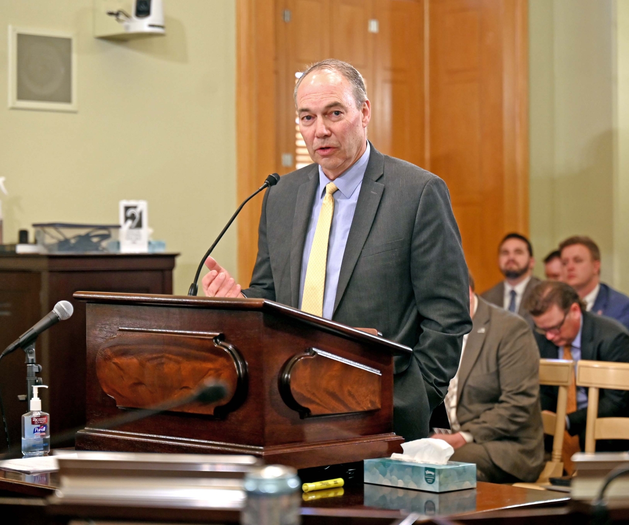 Rep. Peterson gives testimony before the House Ways and Means Committee