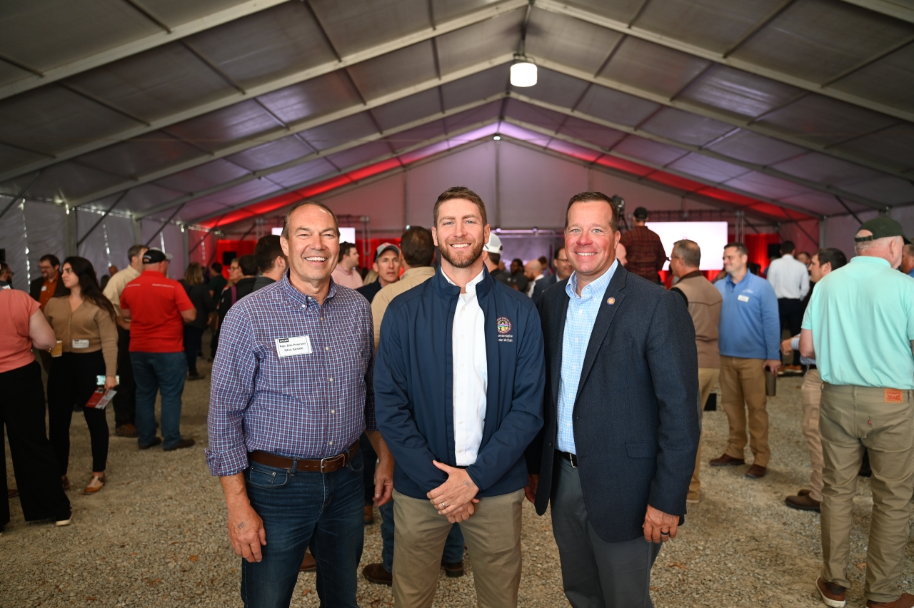 Reps. Peterson, McClain, and Creech attend the Farm Science Review.
