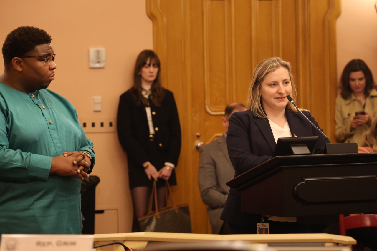 Rep. Cockley gives sponsor testimony for HB 32 which would designate July as Celebrating Disabilities Month.