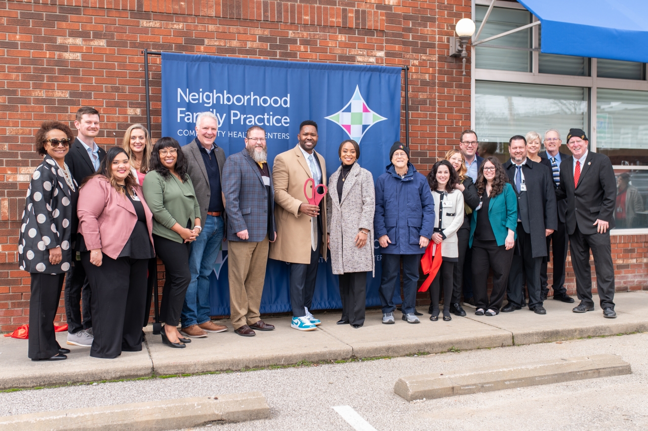 Rep. Rader joins Neighborhood Family Practice for a ribbon cutting ceremony to celebrate the relocation of their health center and dental services to a new, larger location.