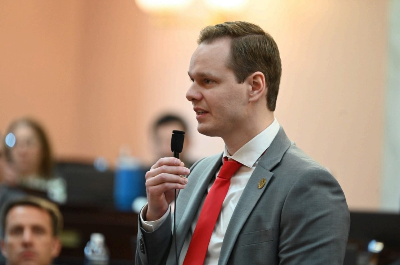 Rep. Dean in Session