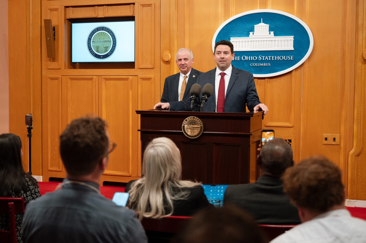 Speaker Huffman in Press Conference