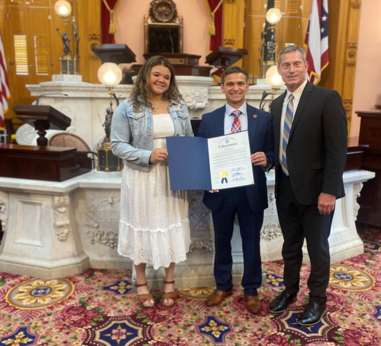 Rep. Mathews Commendation Presentation