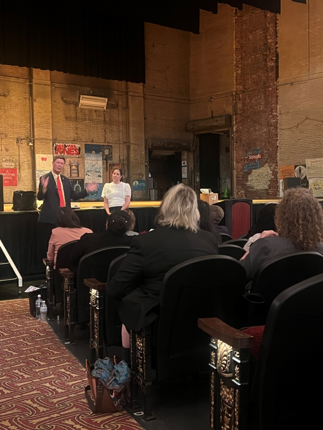 Representative Mark Hiner speaking to Arts leaders from across the state about the Arts, Athletics, and Tourism Committee