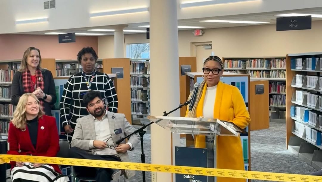 Representative Ashley Bryant Bailey joined community members in District 26 to celebrate the reopening of the Oakley Branch of the Cincinnati Public Library.
