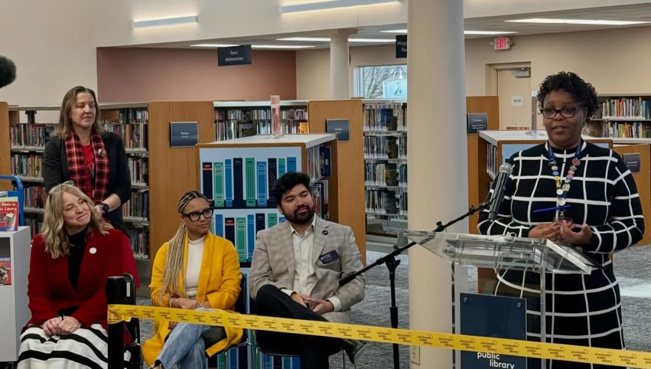 Representative Ashley Bryant Bailey joined community members in District 26 to celebrate the reopening of the Oakley Branch of the Cincinnati Public Library.
