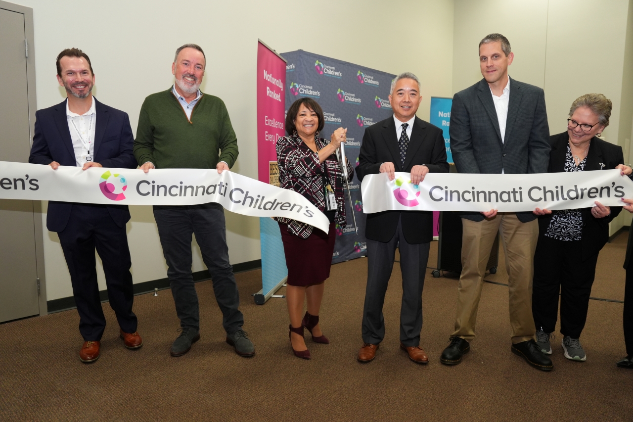 Representative Ashley Bryant Bailey attended the opening of Cincinnati Children's new Gene and Cell Therapy Center.