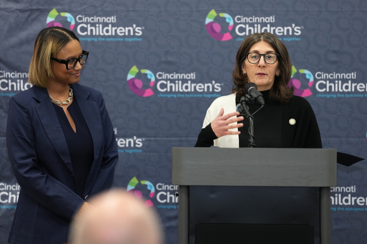 Representative Ashley Bryant Bailey attended the opening of Cincinnati Children's new Gene and Cell Therapy Center.