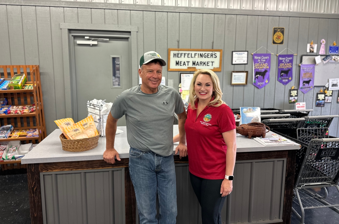 Miller Tours Largest Meat Processing Facility in Ohio, Heffelfinger's Meats
