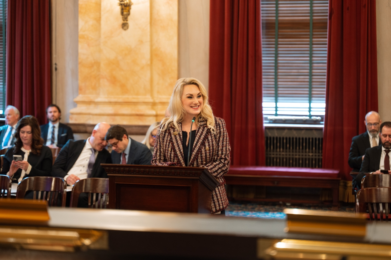 Rep. Melanie Miller Provides Sponsor Testimony in Senate on Baby Olivia Act