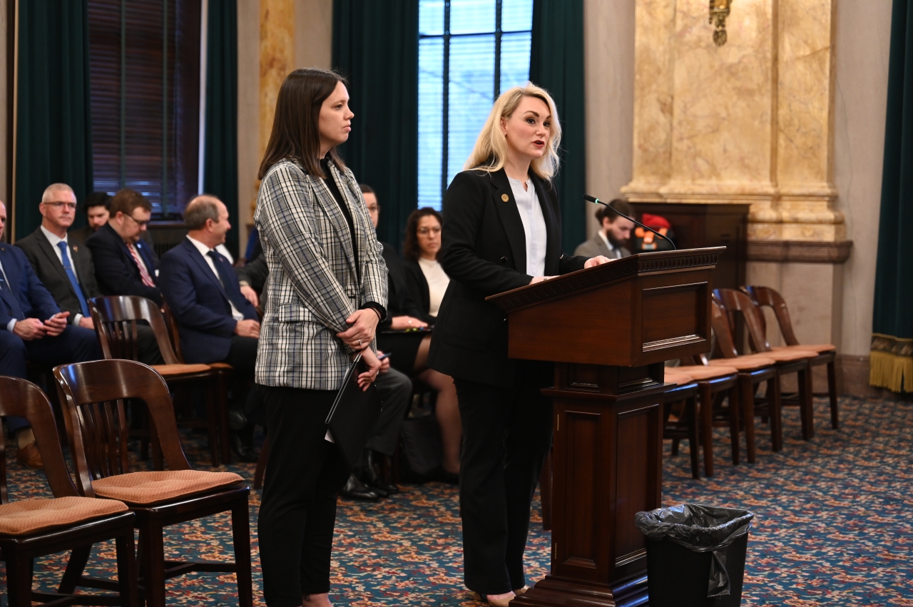 State Reps. Craig, Miller Testify on Phillip Wigal's Law in Senate Committee