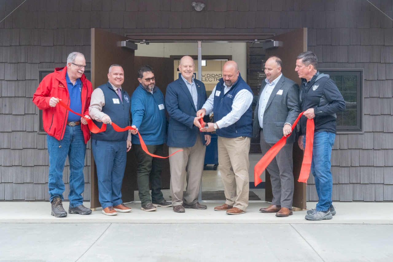 Rep. Roemer participated in the Ribbon-Cutting for the Boy Scouts Skilled Trades Facility