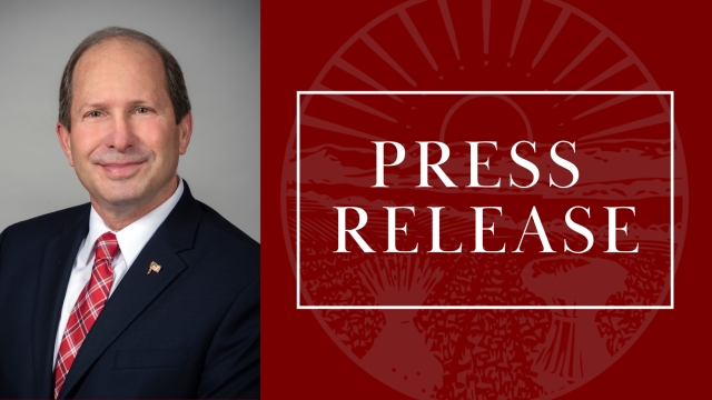 Image that says Press Release and includes a picture of Rep. Klopfenstein