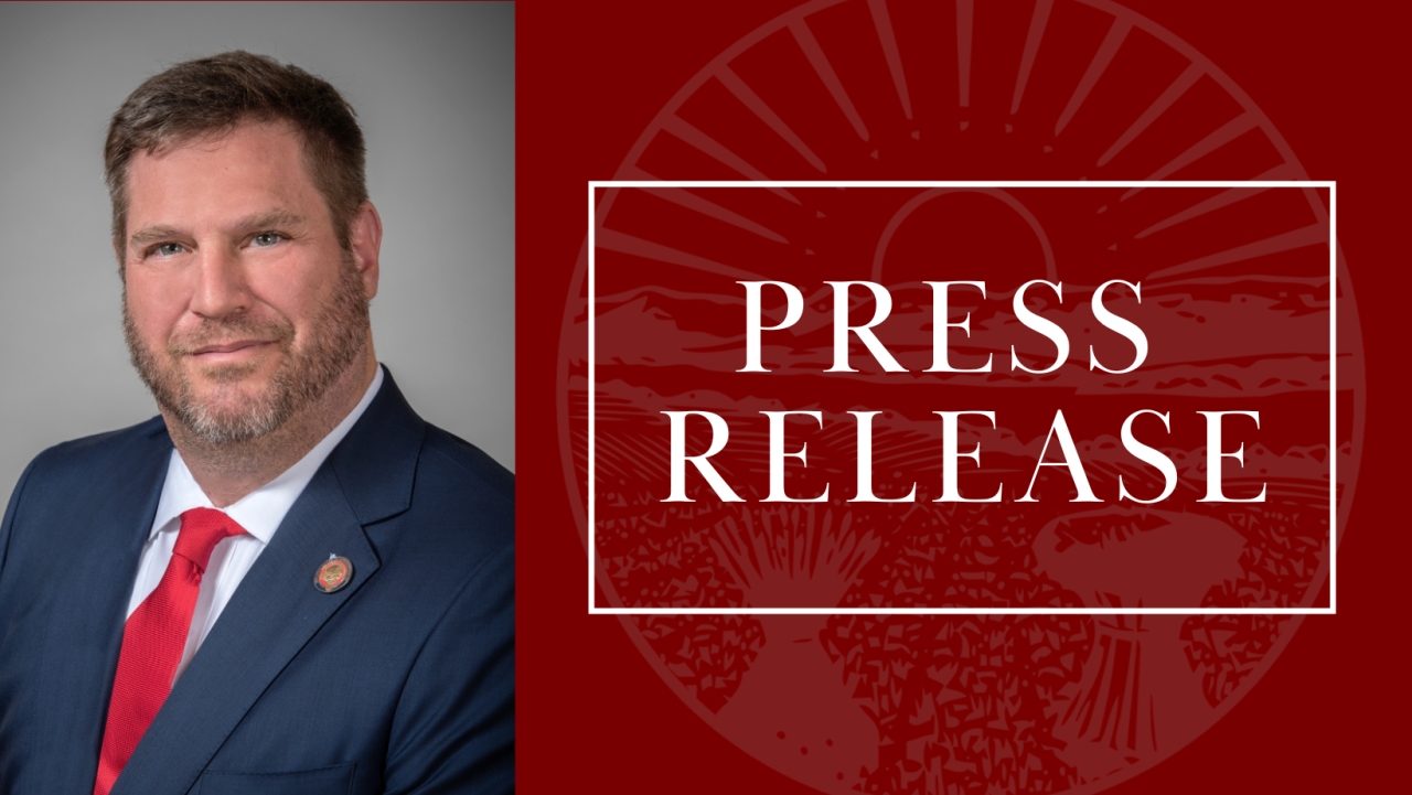 Image that says Press Release and includes a picture of Rep. Lorenz