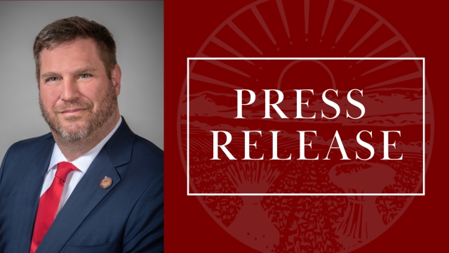 Image that says Press Release and includes a picture of Rep. Lorenz