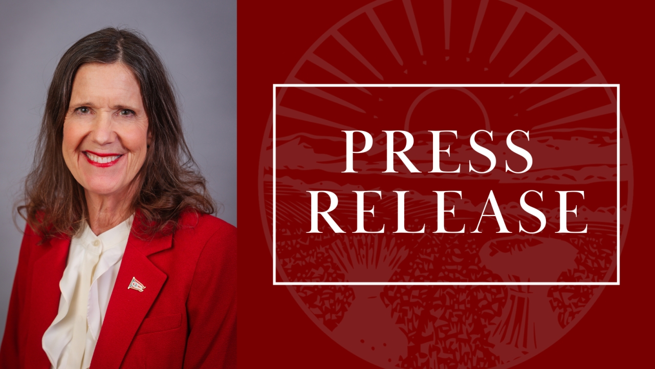 Image that says Press Release and includes a picture of Rep. Richardson