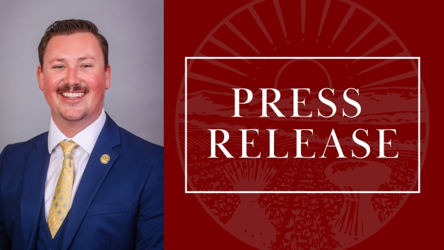 Image that says Press Release and includes a picture of Rep. Hall