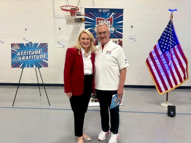 Rep. Melanie Miller and Lt. Governor Tressel
