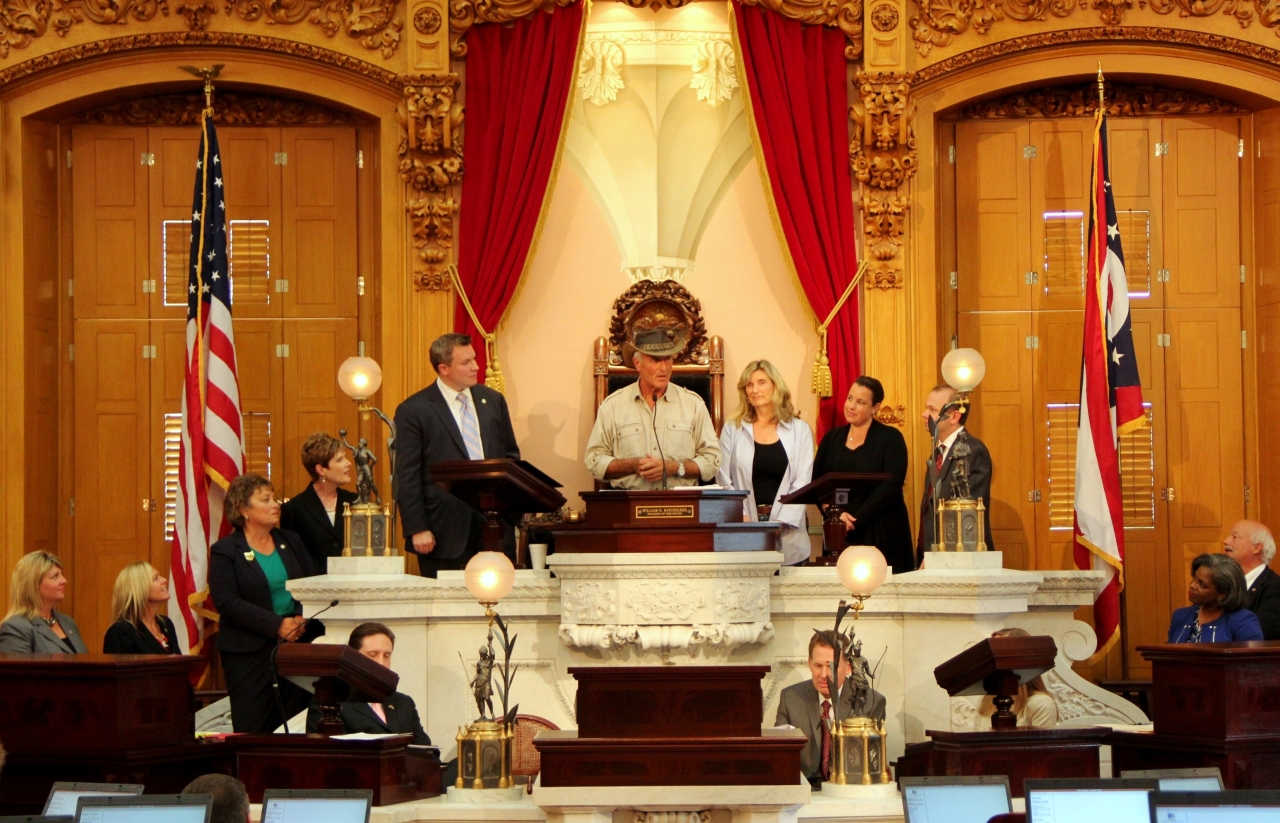 Ohio House of Representatives Honors Jack Hanna for 35 Years of Service