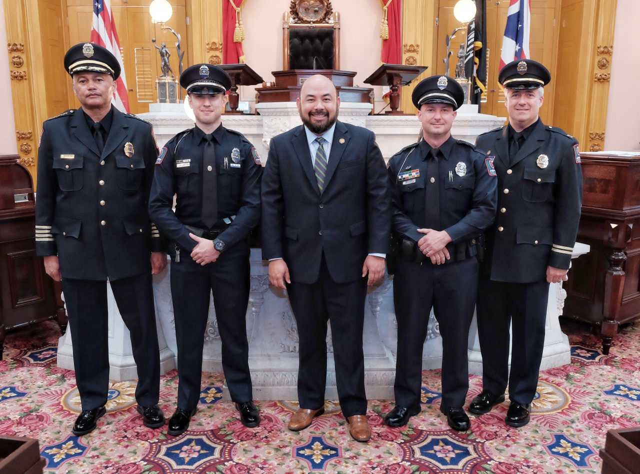 Ohio House Honors Officer Alan Horujko for Heroic Act