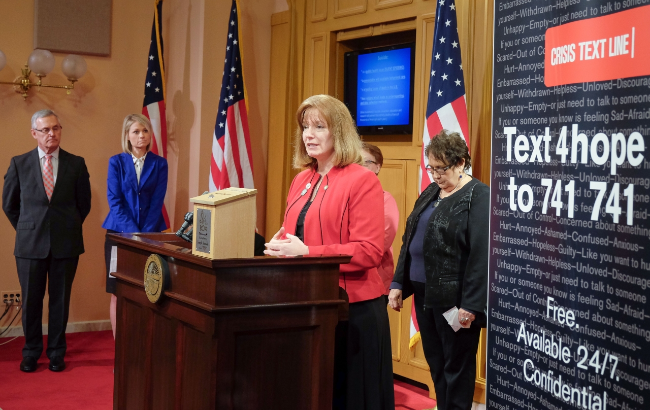 Rep. Marlene Anielski Joins Public Leaders, Military Veterans to Highlight State's Suicide Prevention Efforts