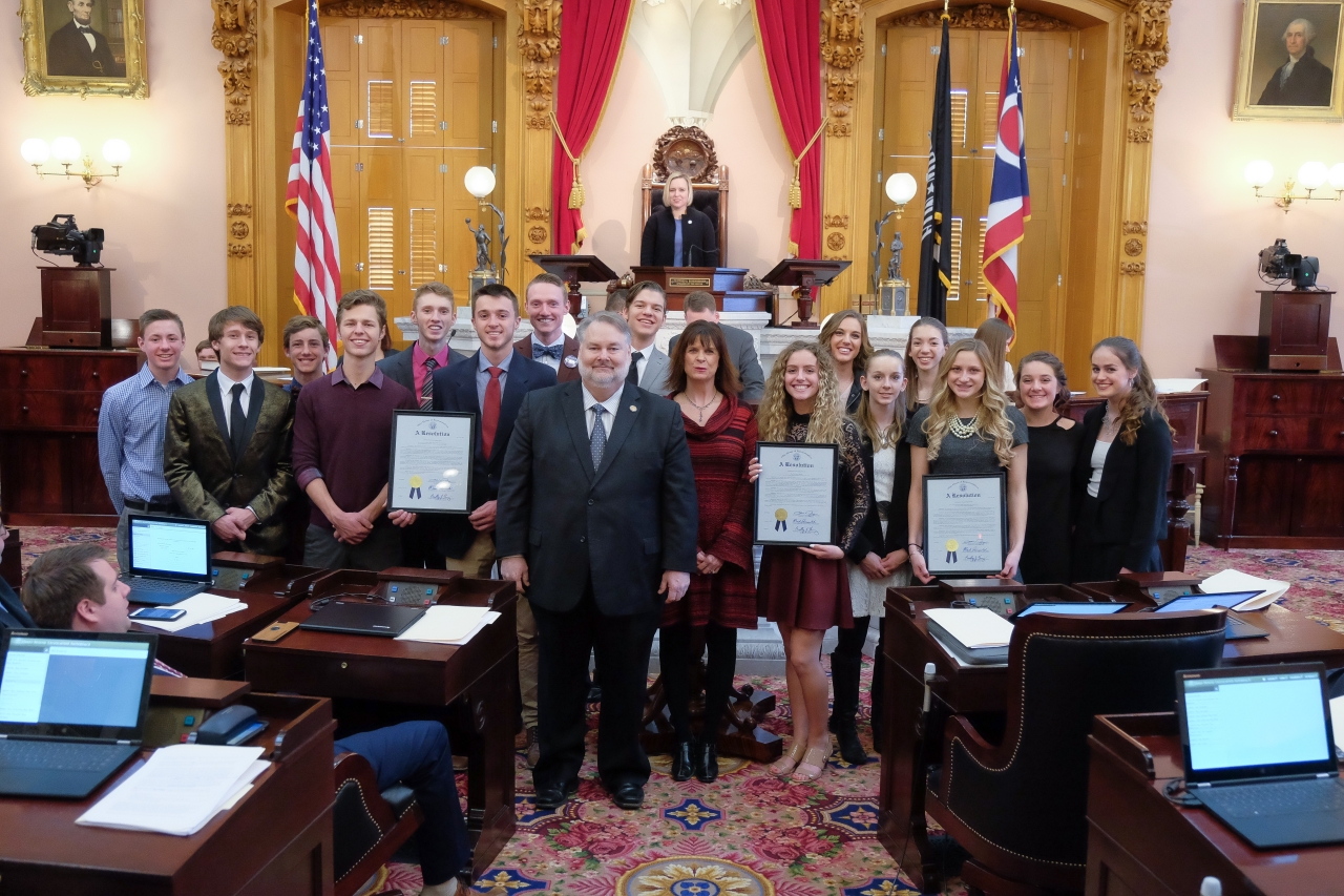 State Representative Romanchuk Honors Lexington Cross Country During House Session