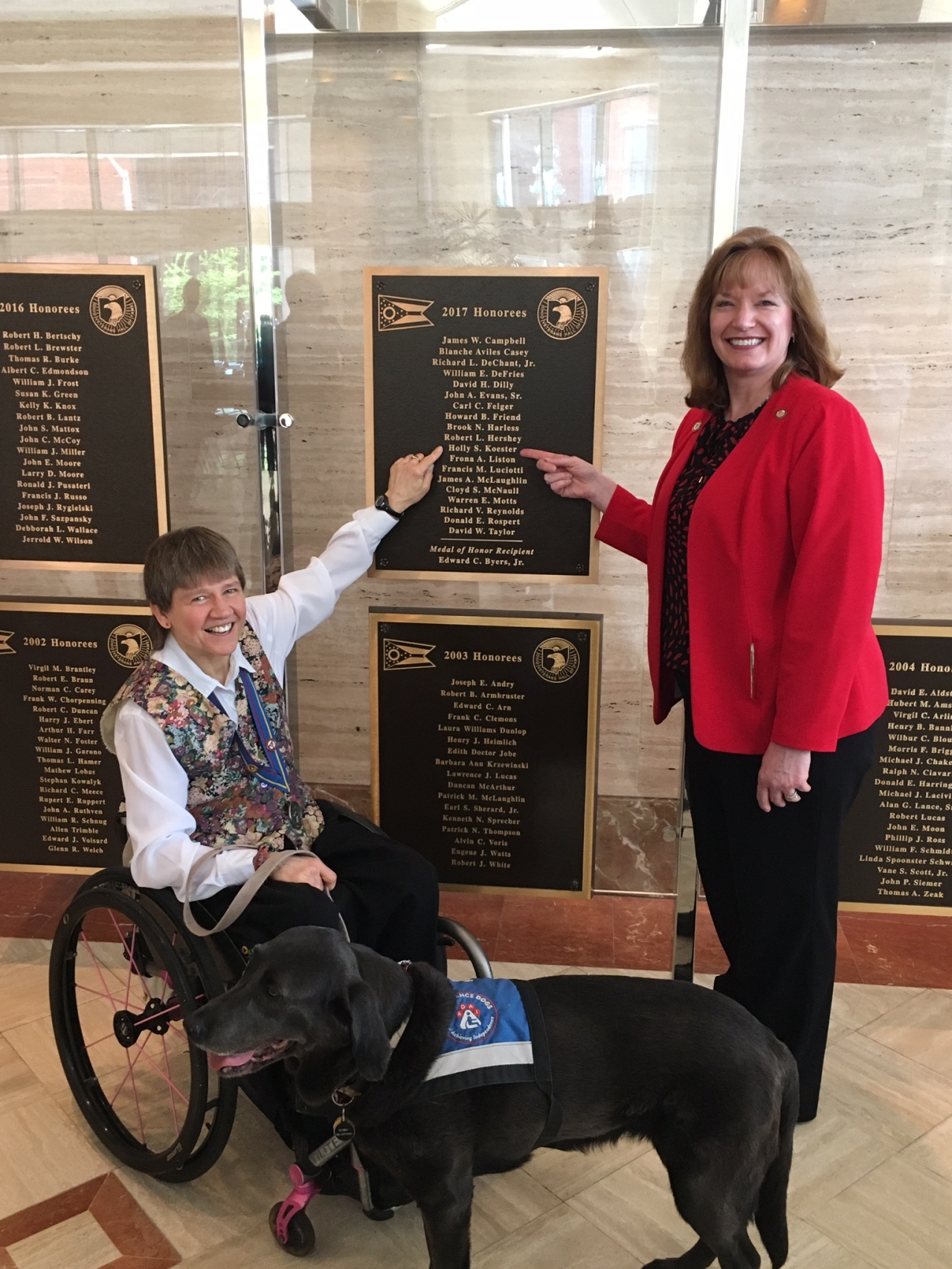 Rep. Anielski Honors Local Hero at Veterans Hall of Fame Enshrinement Ceremony